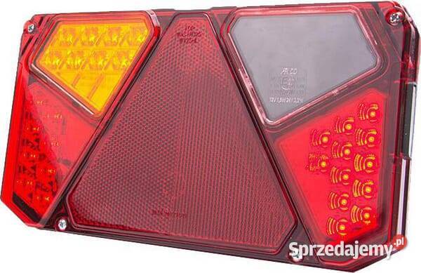 Lampa tylna zespolona LED lewa prostokątna 1224V