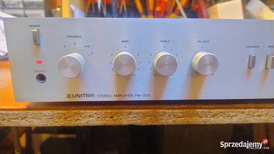 Wzmacniacz PW7010 unitraSPrawny Wzmacniacze i pokrewne Piotrków Trybunalski