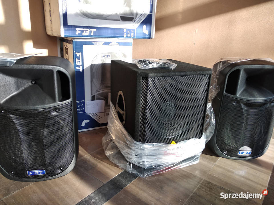 Sprzedam dwie nowe kolumny włoskiej firmy FBT Nowy Sącz