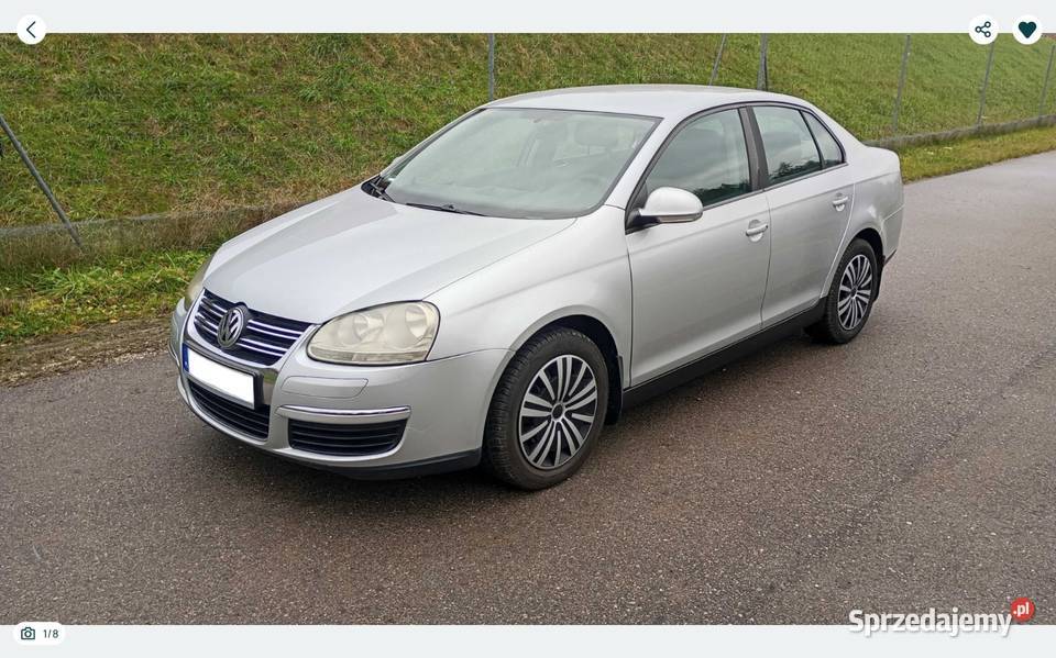 Volkswagen Jetta 16 benzyna FSI 2005 6 biegów poduszka powietrzna Brzesko