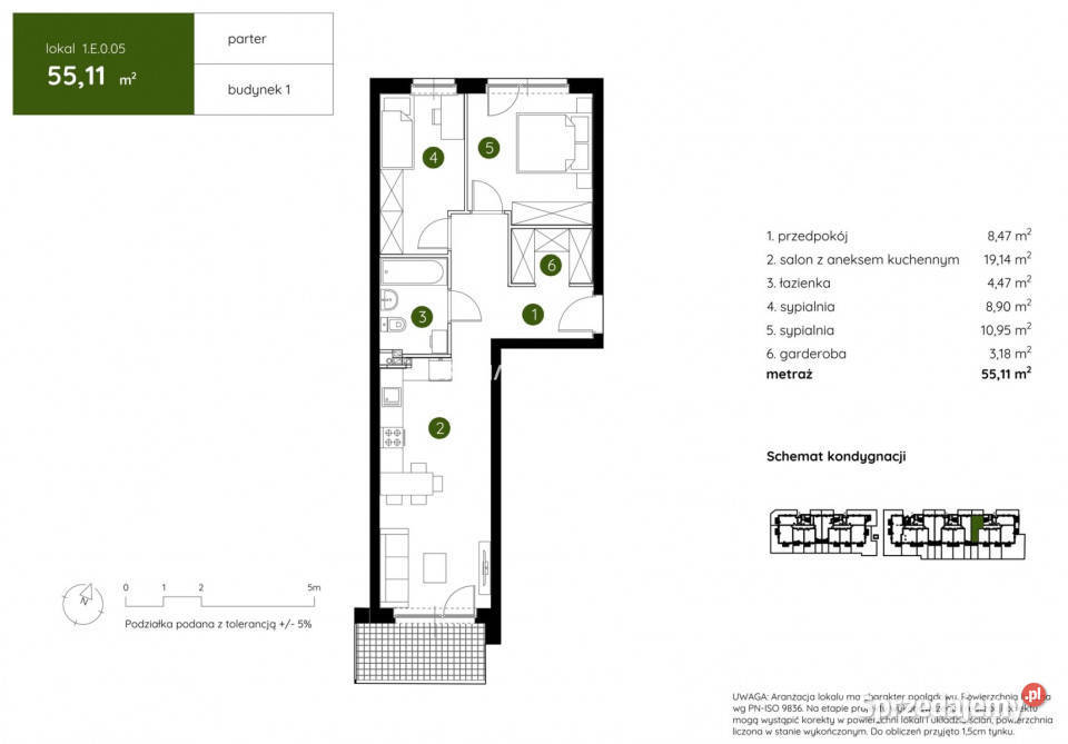 Do sprzedaży mieszkanie 5511m2 3 pokoje Kraków sprzedam