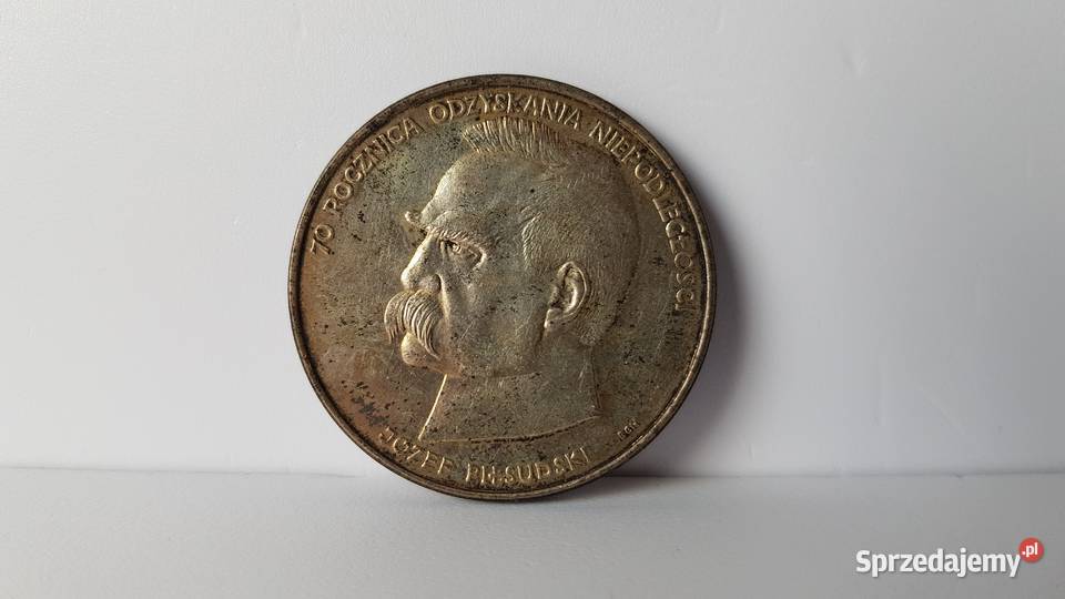 50 000 Józef Piłsudski 1988 Ag 750 srebro Numizmatyka