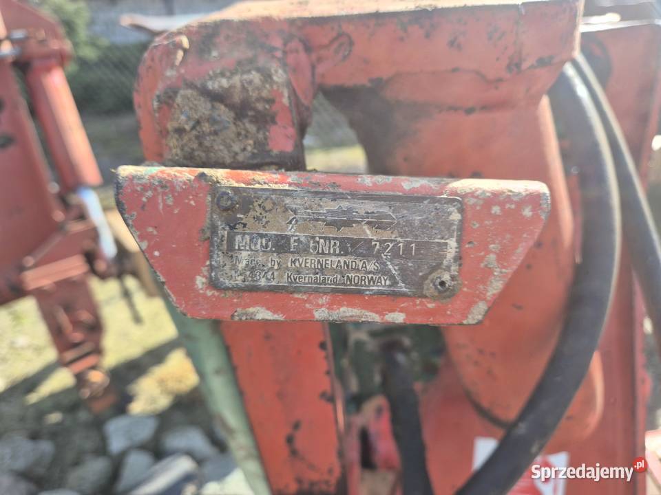 Pług Kverneland 3 resor obrotowy Okrzeja