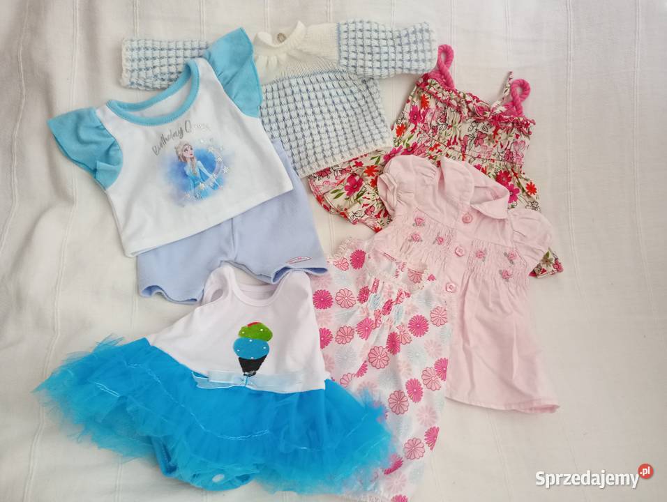 lalka baby born z ubrankami duży zestaw 16 Szczecinek