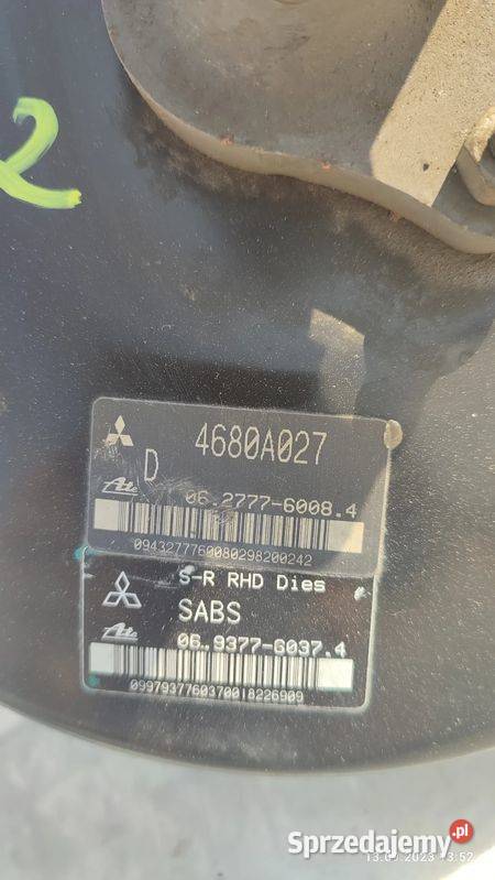 2HGCSERWO HAMULCOWE POMPA OUTLANDER II PEUGEOT Włoszczowa