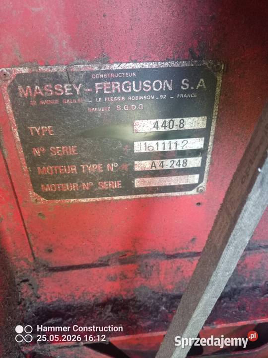 Kombajn zbożowy Massey Ferguson 4408 Chełm