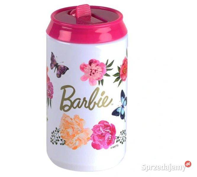puszka bidon kubek termiczny Barbie 025 l kwiaty Dom i Ogród Zamość