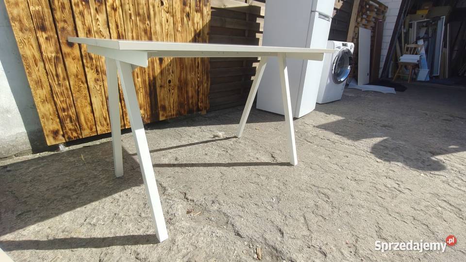 Biurko IKEA Trotten 120x70 blat beżowy Ostatnia Warszawa