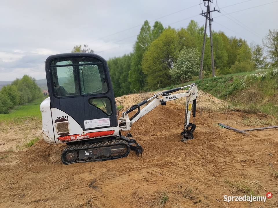 Bobcat mini koparka gąsienicowa nie Koparko ładowarki małopolskie Krzeszowice