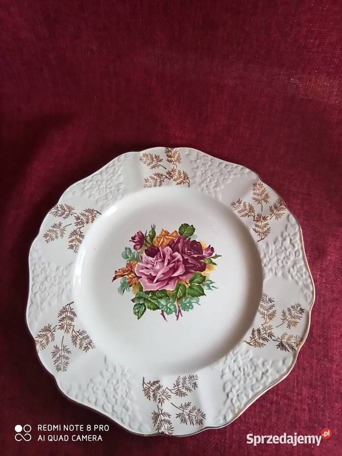 Patera ANGEL LONDON England Z różami w lustrze pomorskie Gdańsk