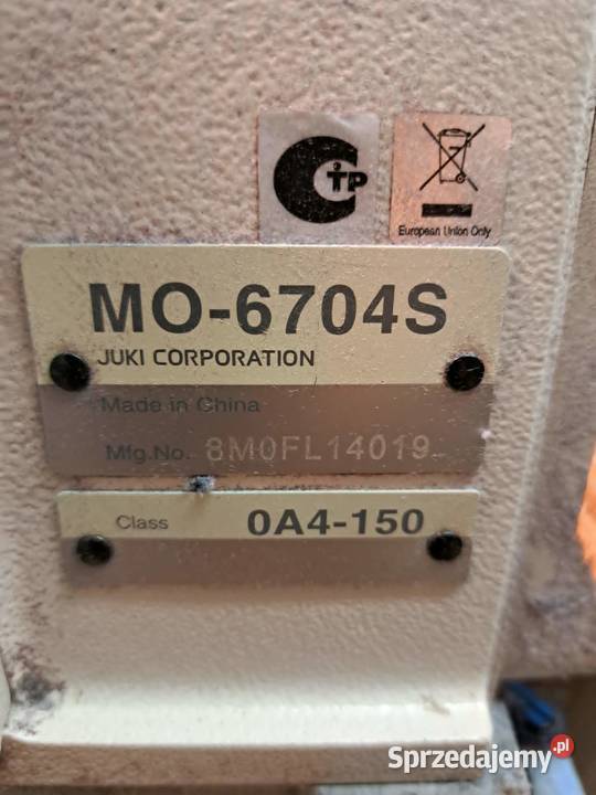 Overlock Juki mereżka MO6700 Łódź sprzedam