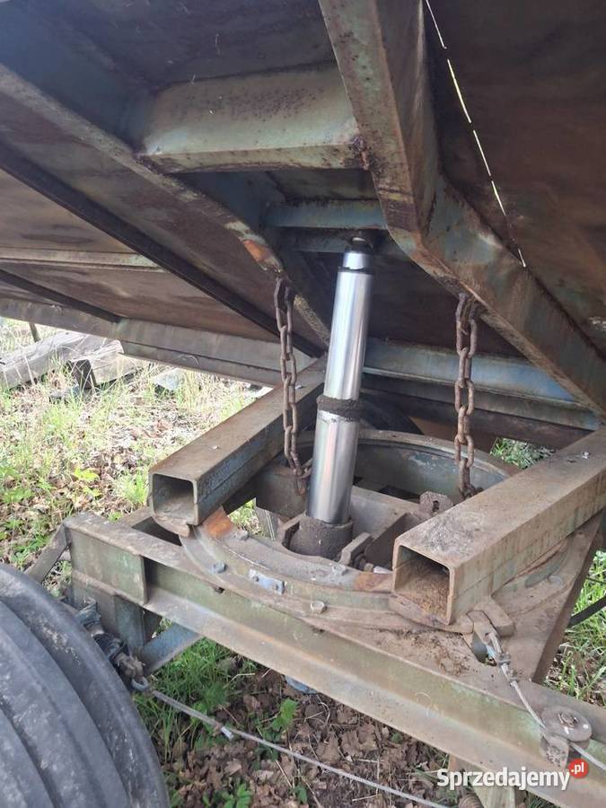 Przyczepa sadownicza wywrotka na obrotnicy 55mx