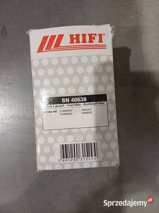 SPRZEDAŻ Filtr paliwa HIFI FILTER SN 40638 Filtry dolnośląskie Jelcz-Laskowice