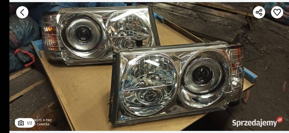 Mercedes w124 lampy przednie komplet nowe osobowe Niedyszyna