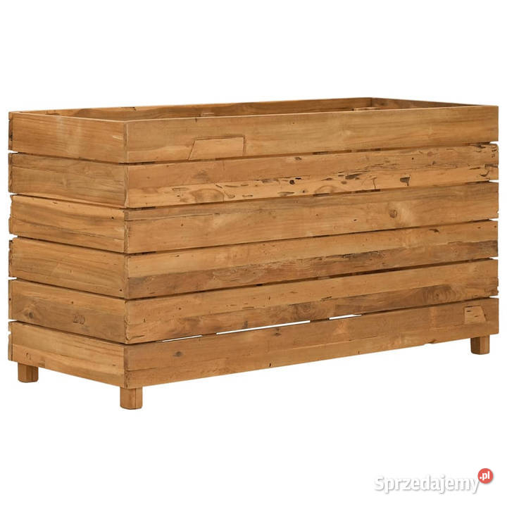 Podwyższona donica 100x40x55 drewno tekowe z sprzedam