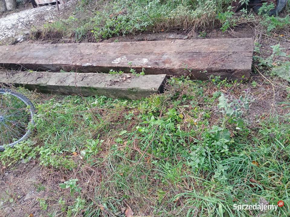Podkłady kolejowe drewniane 460 260 nadproże kujawsko-pomorskie Czernikowo sprzedam