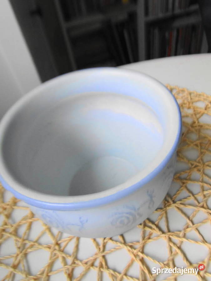 Nietuzinkowa osłonka na kwiatek ceramiczna mazowieckie Warszawa