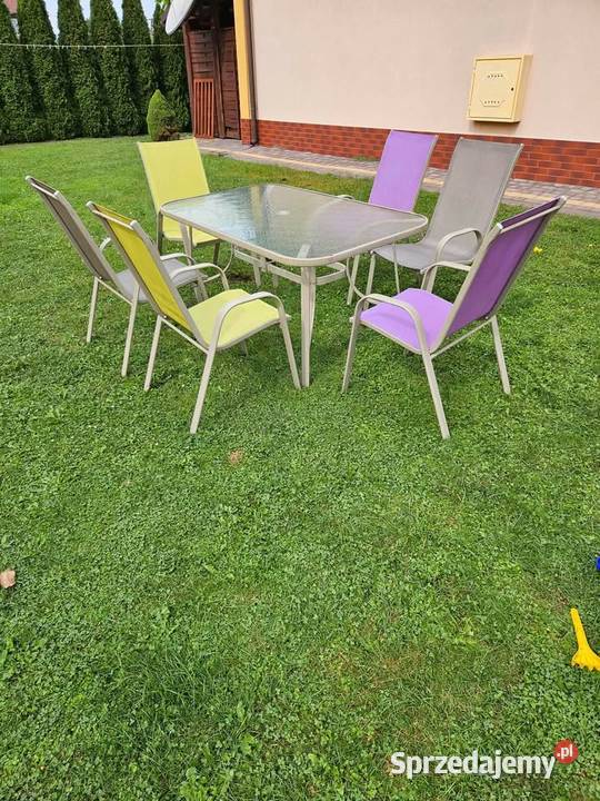 Sprzedam wypoczynek stół z krzesłami podkarpackie Szówsko