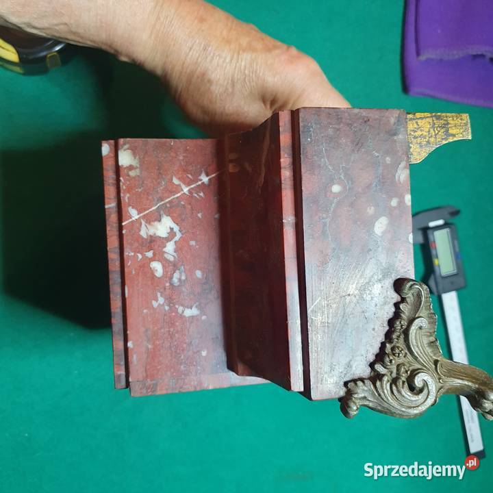 Kamienna podstawa do zegara kominkowego z nogami Wrocław