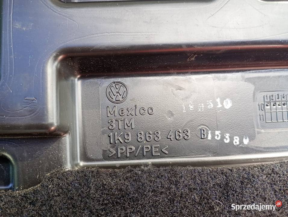 podłoga bagażnika vw golf 6 kombi 5k 1k9863463 śląskie Bielsko-Biała sprzedam