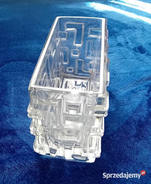 Żardiniera Tetris Sklo Union Rosice Projekt Jiri Porcelana i szkło wielkopolskie Koźminek
