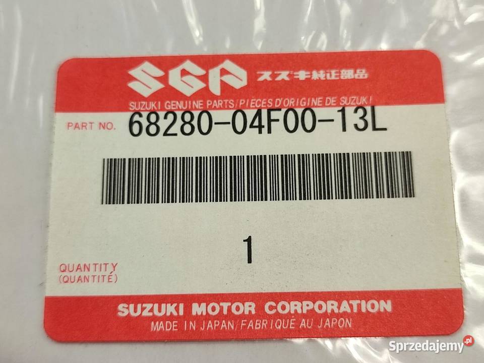 NAKLEJKA SUZUKI NA CZACHĘ SUZUKI XF 650 19971999 sprzedam