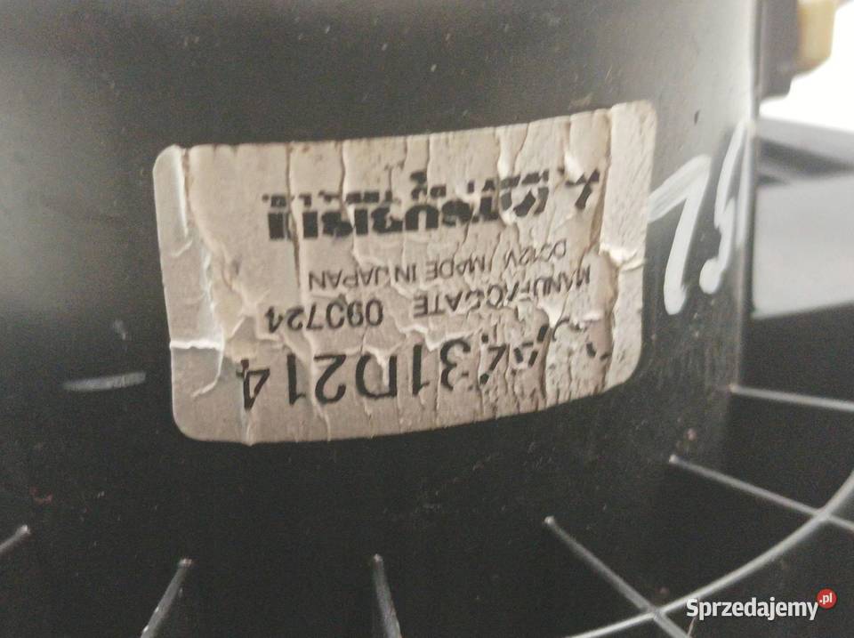 DMUCHAWA NAWIEWU REZYSTOR KOMPLET EU Mitsubishi sprzedam