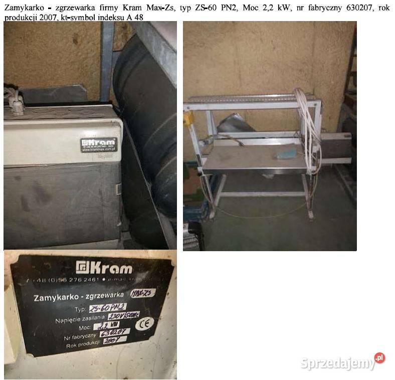 Syndyk sprzeda ruchomości małopolskie Obrażejowice