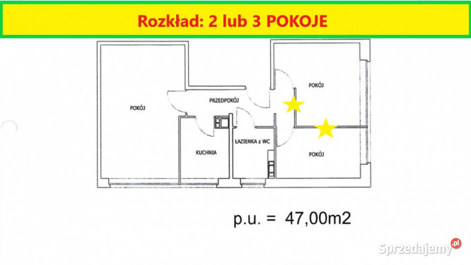 BEZ prowizjiDuże pokojewymienione instalacje