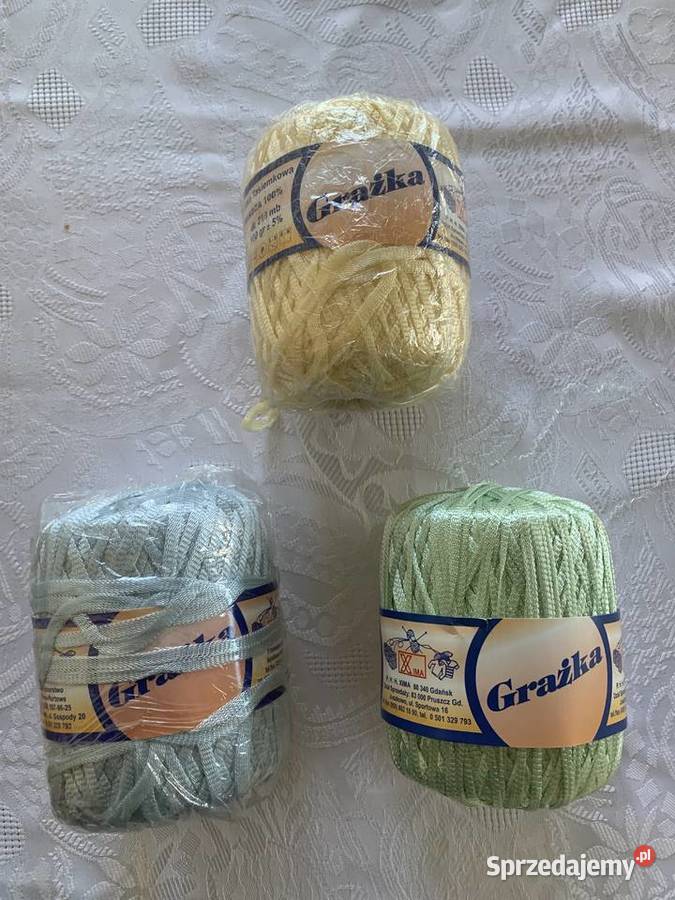 Włóczka tasiemkowa Grażka Szczecin