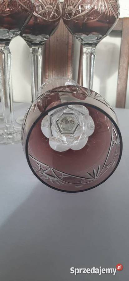 Kieliszki kryształowe Porcelana i szkło Świdnica