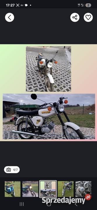 Naprawa simson MZ etz Studniska Dolne