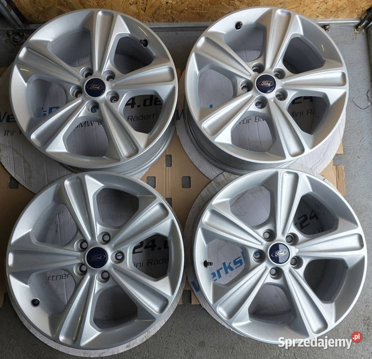 Alufelgi Ford 17 5x108 z czujnikami cisnienia aluminiowe wielkopolskie sprzedam