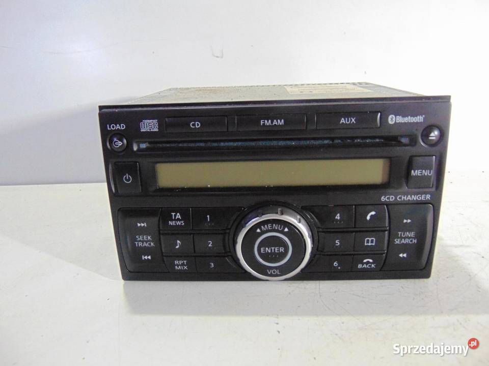 RADIO NISSAN QASHQAI J10 LIFT 28184JD45A Sprzęt audio fabryczny sprzedam