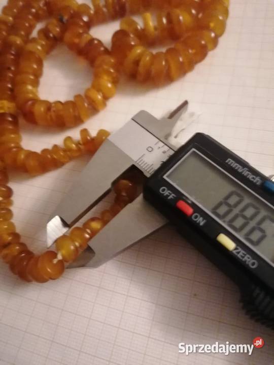 Naszyjnik Bursztyn 52gr Rękodzieło sprzedam