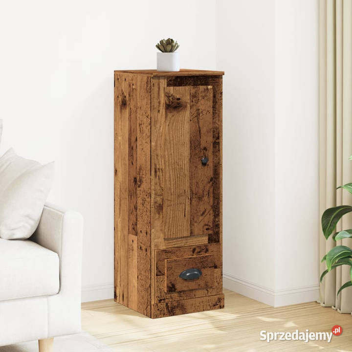 Szafka stare drewno 36x355x1035 materiał Warszawa