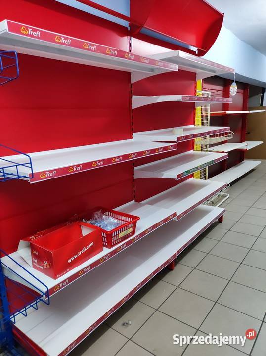 Regały głębokie drewno plus metal Bielsk Podlaski