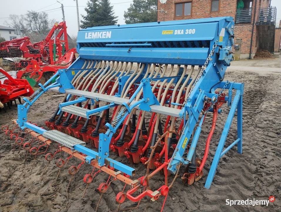 Siewnik 3 metrowy talerzowy nadbudowany LEMKEN sprzedam