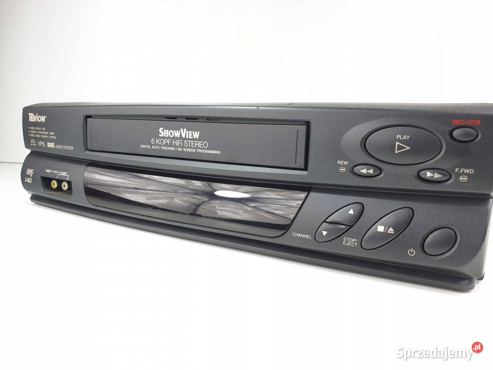 Video magnetowid TEVION MD 9025 6 head VHS Międzychód sprzedam