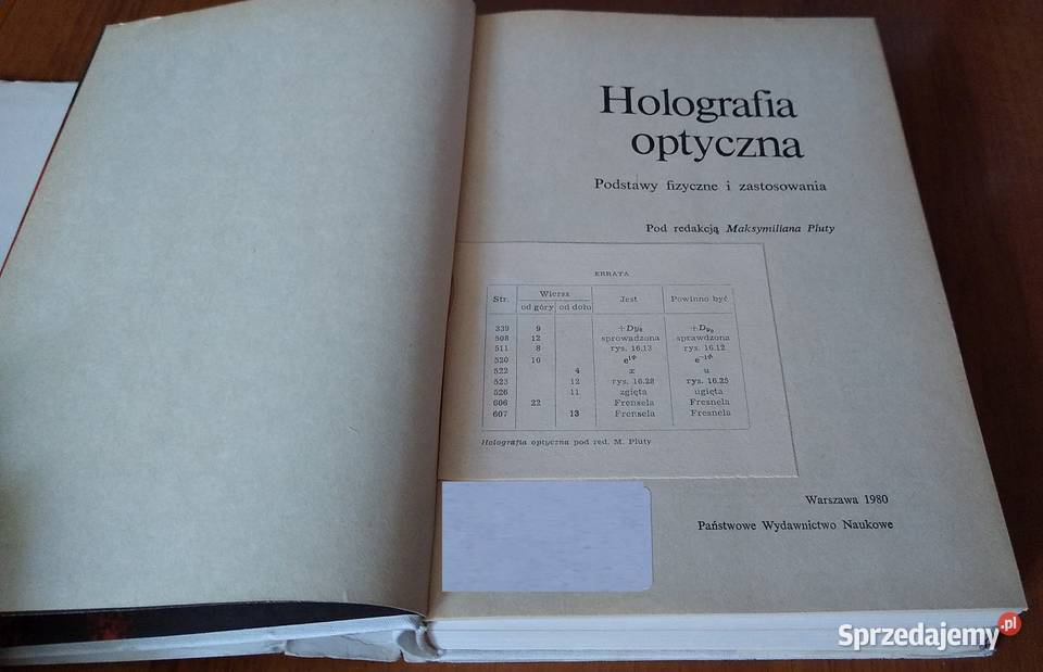Holografia optyczna podstawy fizyczne i Gdańsk