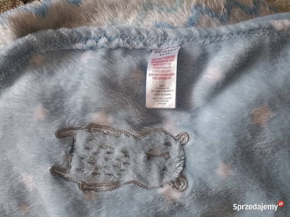 Zestaw 3 kocyków niemowląt sprzedam