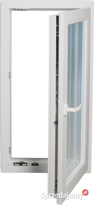 OKNO PCV 82x114 OKNA BIAŁE PVC RU RĘKI LUPOLEDAŻ Łask