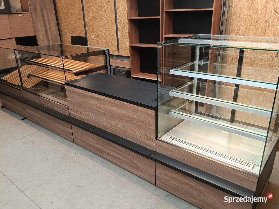 Witryna cukiernicza chłodnicza lada kasowa