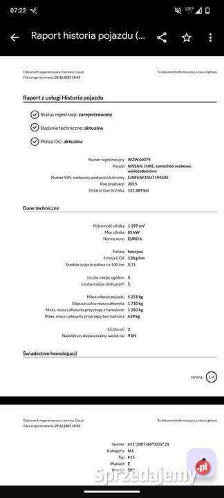 Nissan Juke DIGT niski przebieg 122 kilometrów podgrzewane fotele