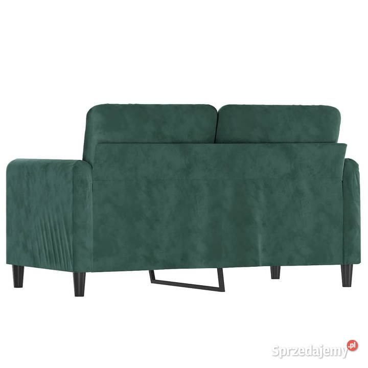 Sofa 2osobowa ciemnozielona 120 tapicerowana Warszawa