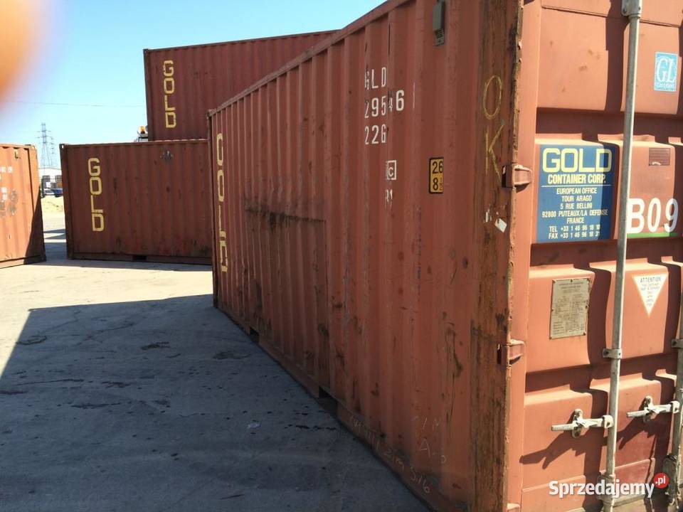 Kontenery morskie 20DV12 metrowe Warszawa