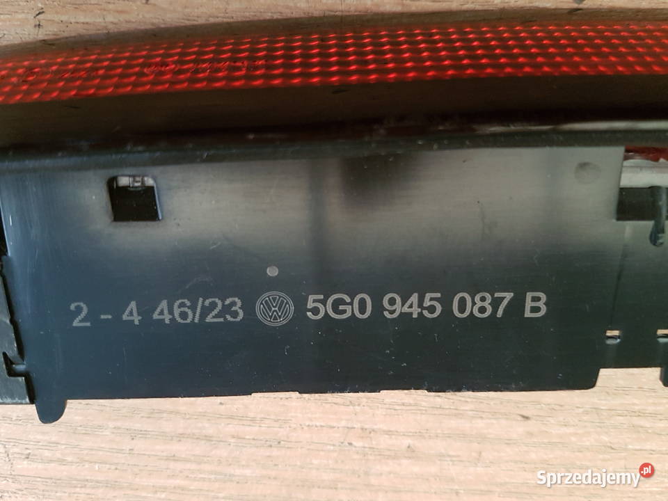 VW GOLF VI GOLF VII TIGUAN SWIATLO STOP SWIATLO osobowe Turkowice