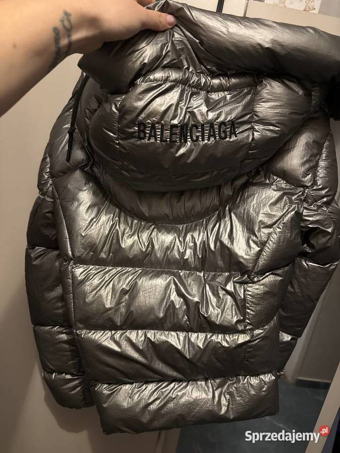 Kurtka Balenciaga z kapturem xxl Odzież damska Wodzisław Śląski