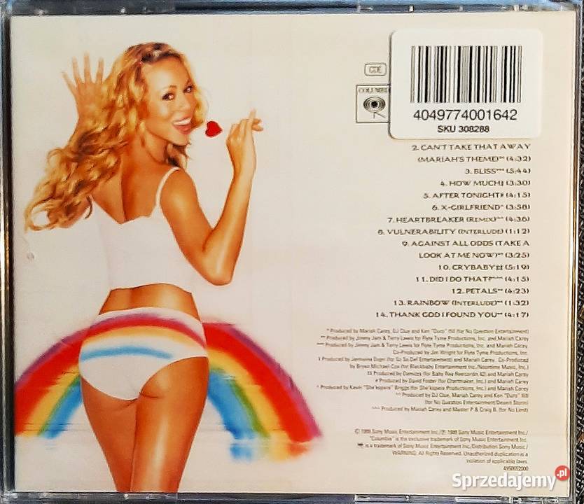 Album CD MARTIAH CAREY Album Rainbow CD Katowice sprzedam