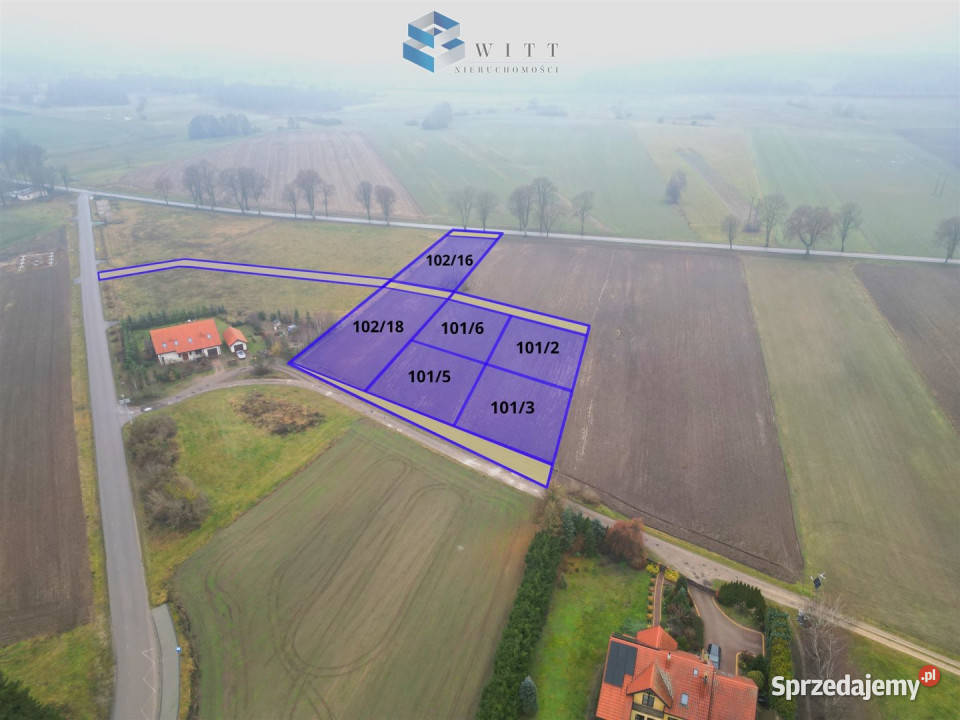 Grunt 950 metrów Filice woda